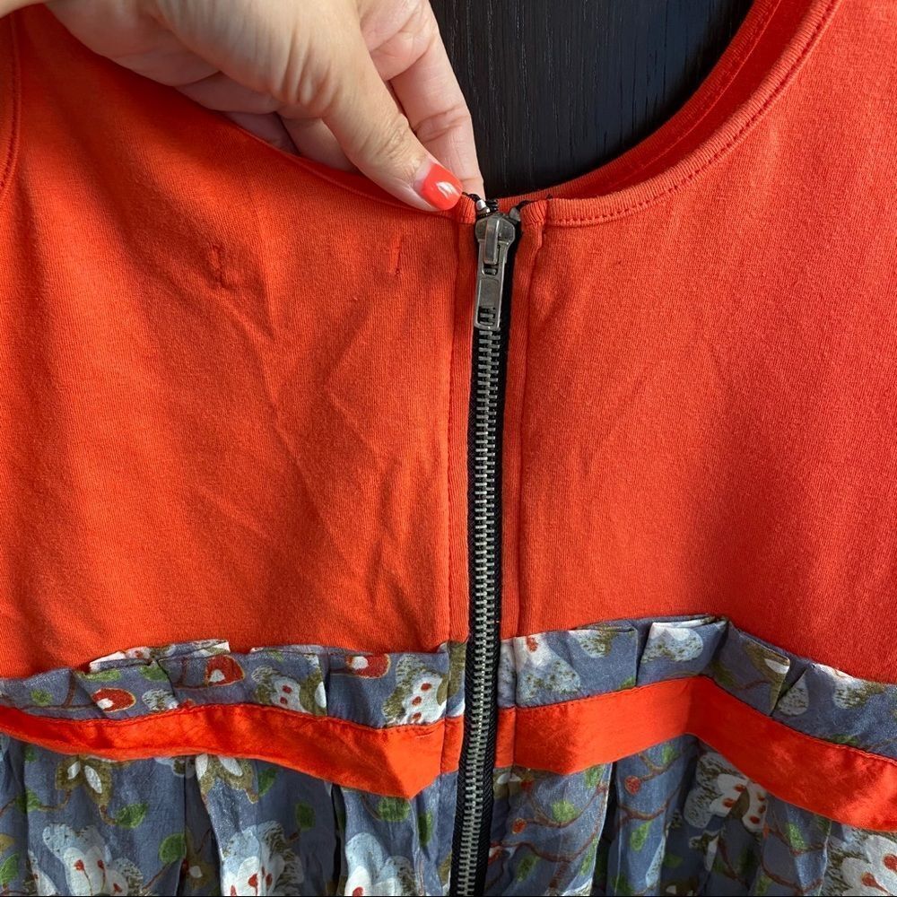 floral print empire waist sleeveless dress - Picture 6 of 15
